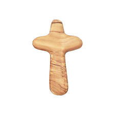 Holding Crosses Comfort Cross Palm Prayer Cross Olive Wood Holy Land Palm Cross picture