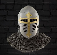 Medieval Bascinet ROA Helmet Medieval Visor Helmet Medieval Crusader Helmet picture