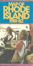 1981 Official State Highway Road Map RHODE ISLAND Providence Newport BlockIsland picture