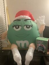 2009 GEMMY Green M&M Holiday Inflatable 3.5 Ft. picture