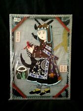 Vintage Chinese embroidered picture from Ping Ba Nationality costume picture