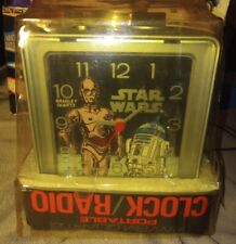 Star Wars Alarm Clock Radio AM-FM Extremely Rare  Bradley Quartz UNTESTED  picture
