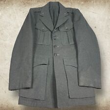 VINTAGE 1944 US Marines Coat Mens 36 Green Wool Dress Official Uniform WWII picture