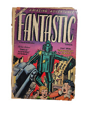 Fantastic Comics #11 - Classic Robot Cover - Farrell Comics 1955 - Low Grade PR picture