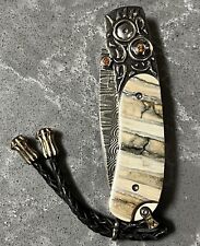 LIMITED EDITION 2011 William Henry Knife *WHITEHORSE* B09 Mammoth Fossil #25/50 picture