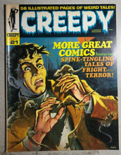 CREEPY #21 (1968) Warren B&W horror comics magazine FINE- picture