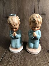 Adorable Pair Of Vintage Goebel Boy & Girl Praying Figurines West Germany 1957 picture