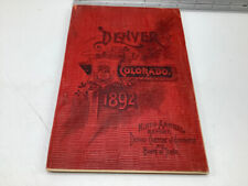 original 1892 DENVER COLORADO ninth annual report w Maps; 128 pages picture