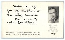 1948 M. B. Mitchell Political Candidate Seattle Washington WA Posted Postcard picture