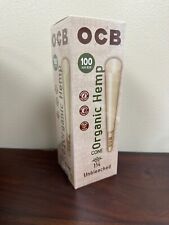 OCB Organic 1 1/4 Unbleached Cones 100 Count Mini Tower picture