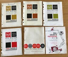 Vintage, RCA Complete PARTS LISTS by Model No., 1960s, Plus More  See Photos picture