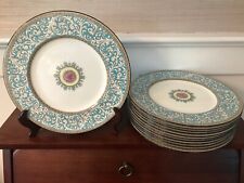  Praze Turquoise by WEDGWOOD  10 3/4 Dinner Plates Set of 12 picture