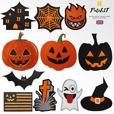 Halloween Logo Patch to Iron/ Sew on, Embroidered Cloth Patches,Badges picture