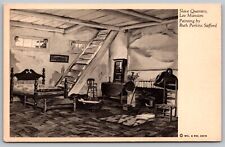 Georgia Chickamauga Lee Mansion Slave Quarters Historic Interior VTG Postcard picture