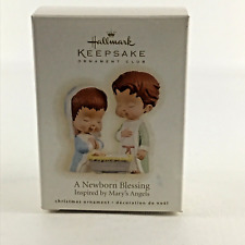 Hallmark Keepsake Christmas Ornament A Newborn Blessing Mary's Angels New 2009 picture