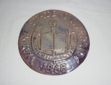 Pewabic Pottery Tile Wayne State University Coat of Arms 1940s-1950s Vintage picture