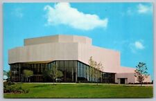 Evanston IL Northwestern University Campus Staiger Concert Hall Chrome Postcard picture