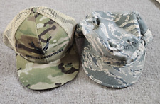 Lot of 2 Military Hats Air Force Spec Ops Special Operation & Utility Cap Camo picture
