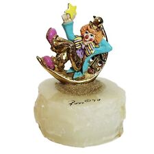 Ron Lee World of Clown's Figurine Onyx 24K GOLD CATCH A FALLING STAR 1,442/2,750 picture