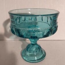 Vintage Indiana Turquoise Blue Glass 