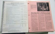 1969 Cushman Industrial Vehicles & Golf Carts Dealer Price List W/Accessories picture