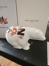 2017 Royal Doulton Polar Bear Canadian 150th Anniversary Figurine 1618/2000 picture