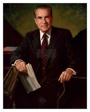 PRESIDENT RICHARD NIXON PRESIDENTIAL OIL PAINTING 8X10 GLOSSY PHOTO picture