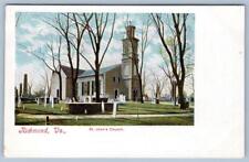 Pre-1907 RICHMOND VIRGINIA*VA*ST JOHN'S CHURCH*HUGH LEIGHTON MFG*GERMANY picture