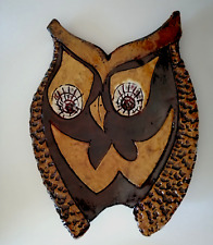 Art Pottery Studio Hand Made Whimsical Owl Home Decor Accent picture