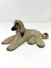 RARE Signed Early Basil Matthews Afghan Dog Figurine White 7”x3”x3” Vintage picture