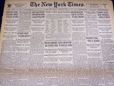 1933 OCTOBER 29 NEW YORK TIMES - NAZI INQUIRIES STARTED HERE - NT 3882 picture