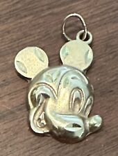 Disney MICKEY HEAD CHARM Solid 14k GOLD Mint picture