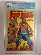 Jon Juan #1  1950 - CGC 6.0 Jerry Seigel Story Unique/Hard To Find picture