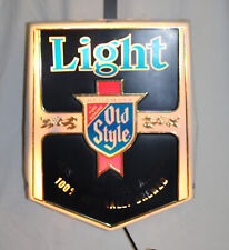 Vintage 1981 Heileman's Old Style Light Beer Lighted Motion Sign picture
