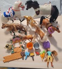 Vintage Toy Horses & Accessories Mixed Lot.  Empire, Marchon, Plus More picture