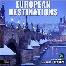 European Destinations 2024 Monthly Calendar | 12