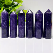 Wholesale Lot 1Lb Purple Lepidolite Obelisk Tower Point Crystal Reiki Healing picture