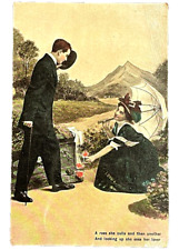 Antique Victorian Postcard Europe Vintage Collectible Paper Ephemera Photo Card picture