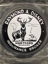 🔥 Very RARE Raymond DISNEY Advertisement Sign Ashtray, 1940s - Brother of Walt picture