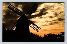Nantucket MA-Massachusetts, Windmill, The Far-Away Island, Vintage Postcard picture