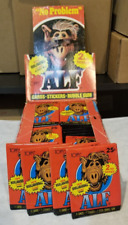 💥 4 wax packs 1987 ALF 2nd SERIES 4 total  Bubble Wrap Usps Ground 💥 picture