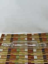 Glass Rolling Pin For Baking Clear Glass 14 Inches Long ~ Vintage picture