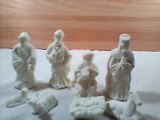 Nativity Set-Holy Family 8PC Christmas Decorations Indoor Porcelain... picture