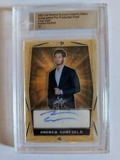 ANDREW GARFIELD Auto 2023 Leaf Whatnot Celebrity PROOF Spiderman Clear GOLD 1/1 picture