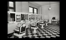 1925 Vintage Barber Shop PHOTO Prohibition-era Washington DC picture