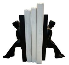 Chris Collicott for Kikkerland Leaning Man  Bookends Pair MCM READ picture