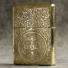 Zippo lighter 168 Armor/ Constantine Movie Carving Side Cross Free 3 Gifts picture