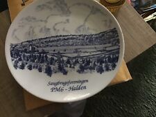 Vintage Elgporslin PM6 Halden Saugbrugsforeningen-Souvenir Plate 1965 picture
