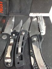 Pocket Knives Lot. 8 Knifes And 1 Compass Whistle picture