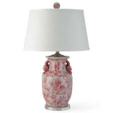 Delamere Design Mesa Pink Primrose Porcelain Table Lamp picture